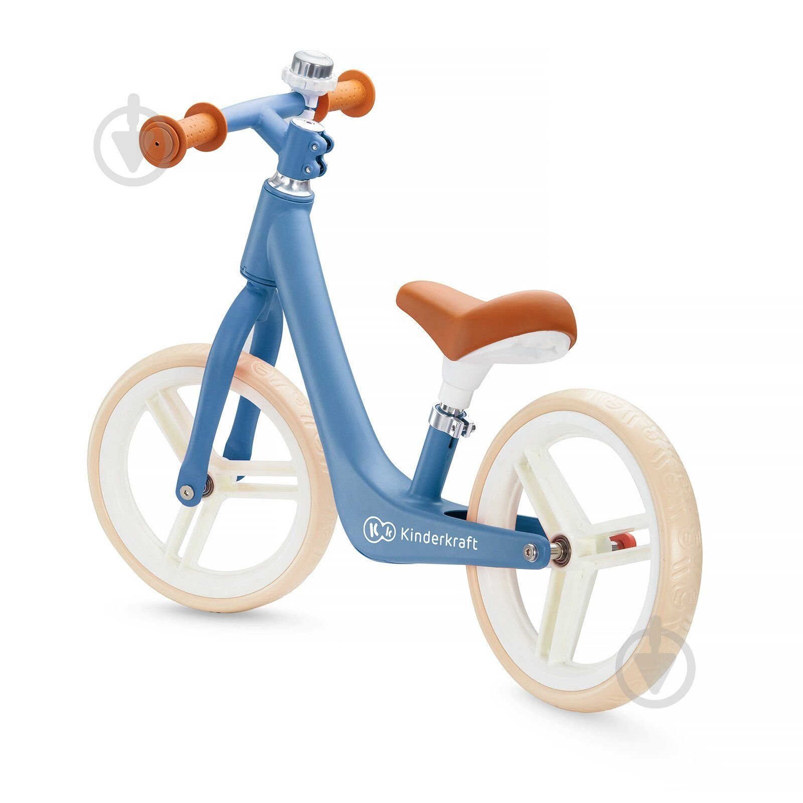 Беговел Kinderkraft Fly Plus синий KKRFLPLBLU0000 - фото 4