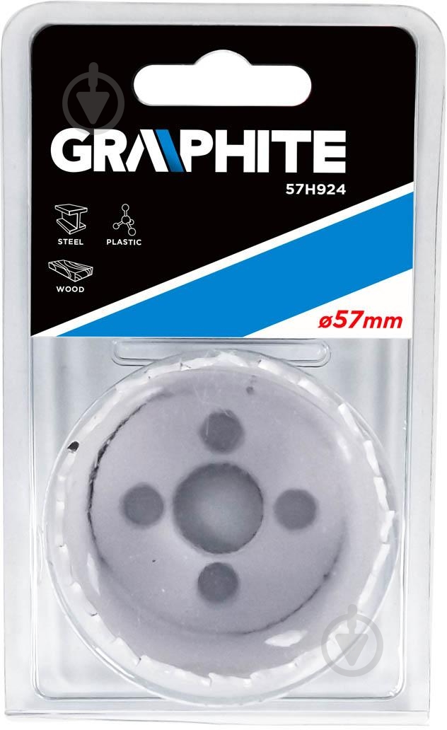 Коронка біметалева GRAPHITE 57H924 - фото 2 Коронка біметалева GRAPHITE 57H924 - фото 2