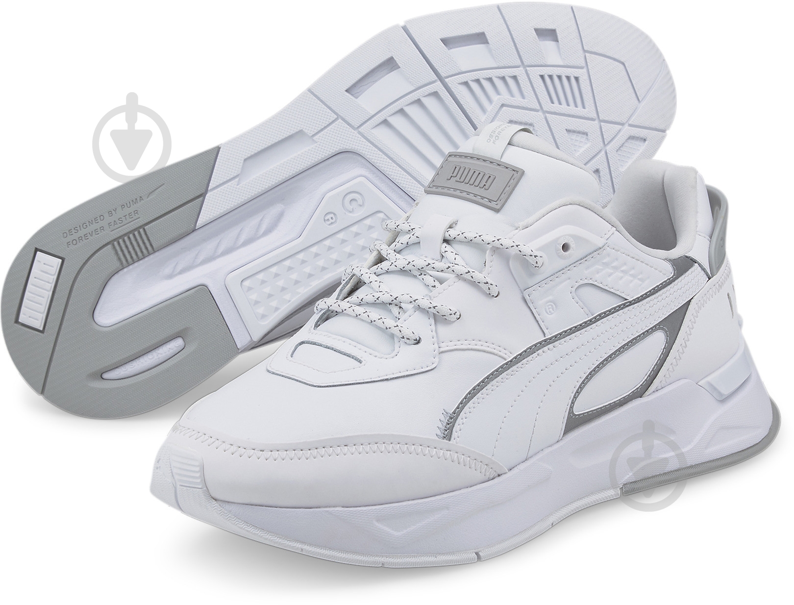Кроссовки мужские демисезонные Puma MIRAGE SPORT REFLECTIVE 38372502 р.40 белые - фото 4