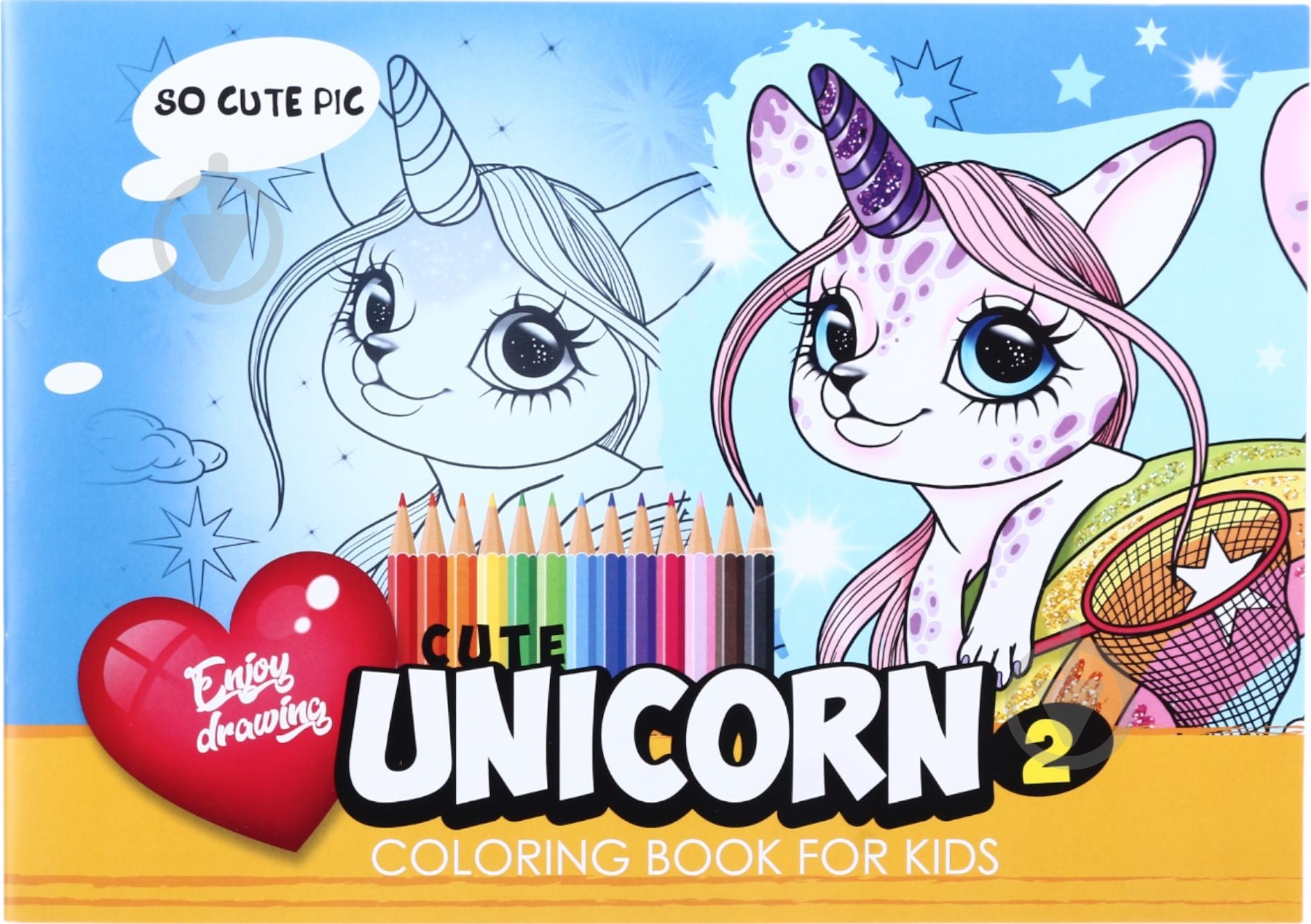 Розмальовка «Unicorn А4 210х297 мм 16 аркушів» 482-308-922-608-8 - фото 1