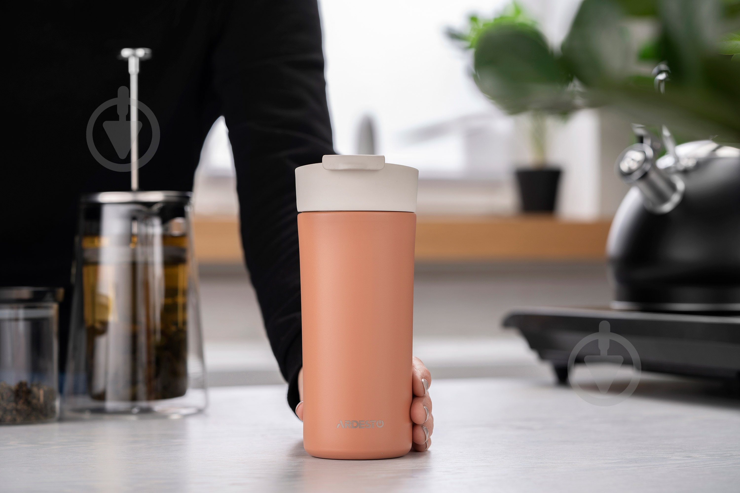 Термочашка Ardesto Viaggio 400 мл таракотовая AR2640TR - фото 8