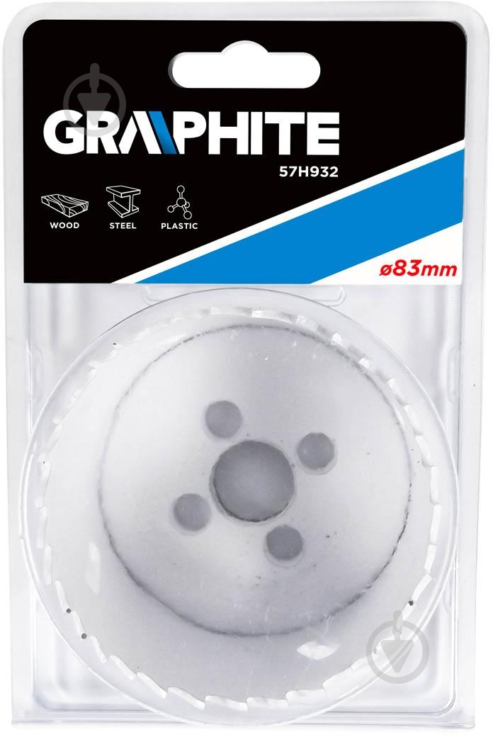 Коронка биметаллическая GRAPHITE 57H932 - фото 2