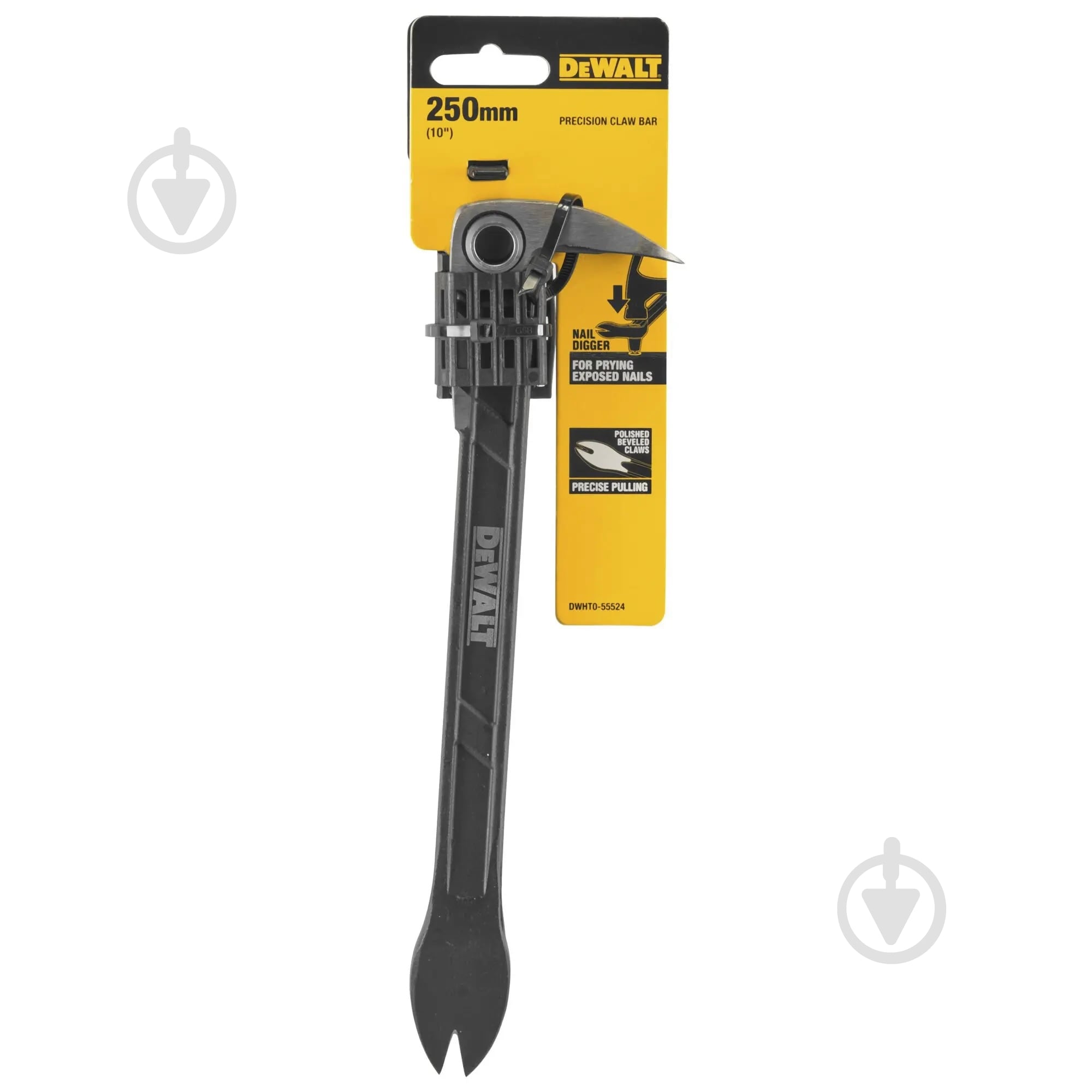Гвоздодер DeWalt 250 мм DWHT0-55524 - фото 1