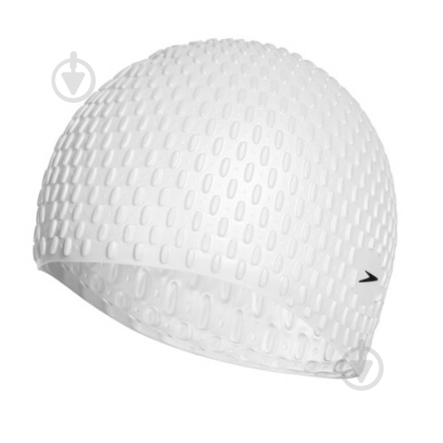 Шапочка для плавания Speedo BUBBLE CAP AF 8-709290003 one size белый - фото 1