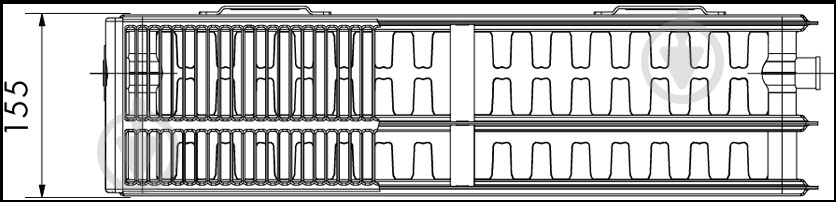 Радиатор стальной Korado 33K 600х1200 - фото 2 Радиатор стальной Korado 33K 600х1200 - фото 2