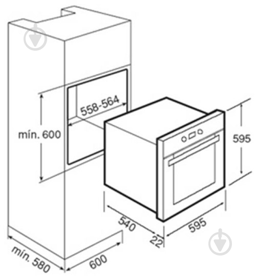 Духовой шкаф Teka HS 610 (EBON) - фото 2