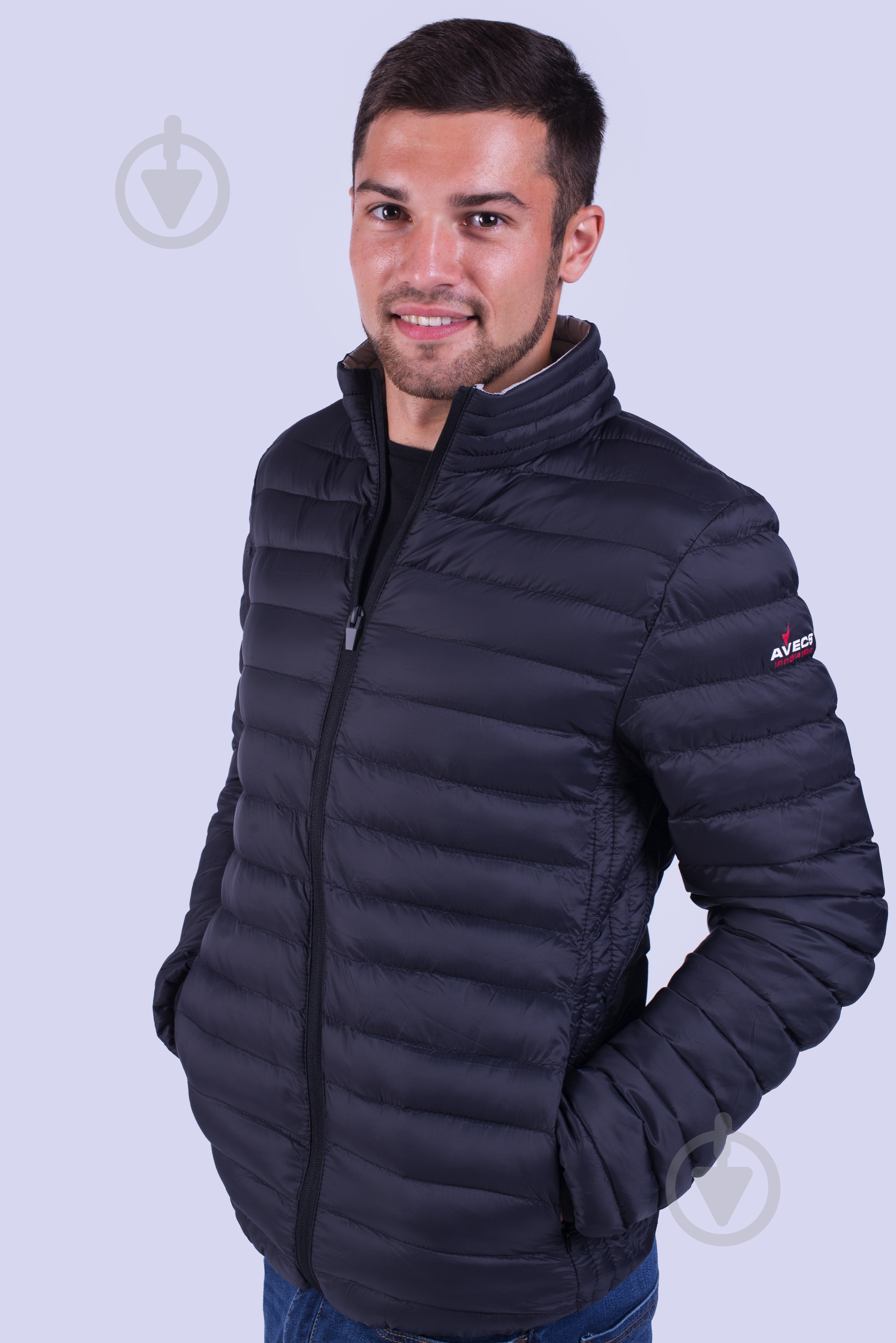Куртка мужская демисезонная Avecs AV-50103/1 р.M черная - фото 2 Куртка мужская демисезонная Avecs AV-50103/1 р.M черная - фото 2