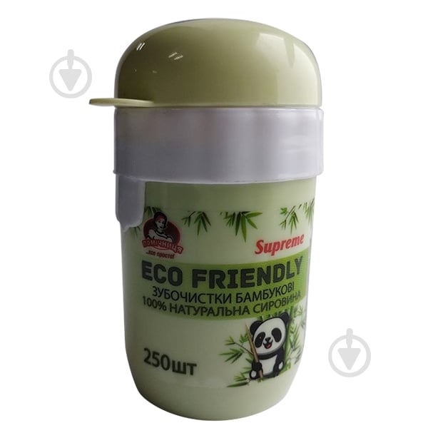 Зубочистки бамбуковые Помічниця Панда 360 уп. - фото 1