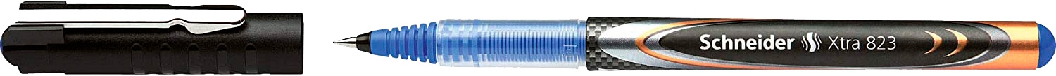 Ручка Schneider ролер Liquid roller XTRA 823 03 синій S8233 - фото 4 Ручка Schneider ролер Liquid roller XTRA 823 03 синій S8233 - фото 4