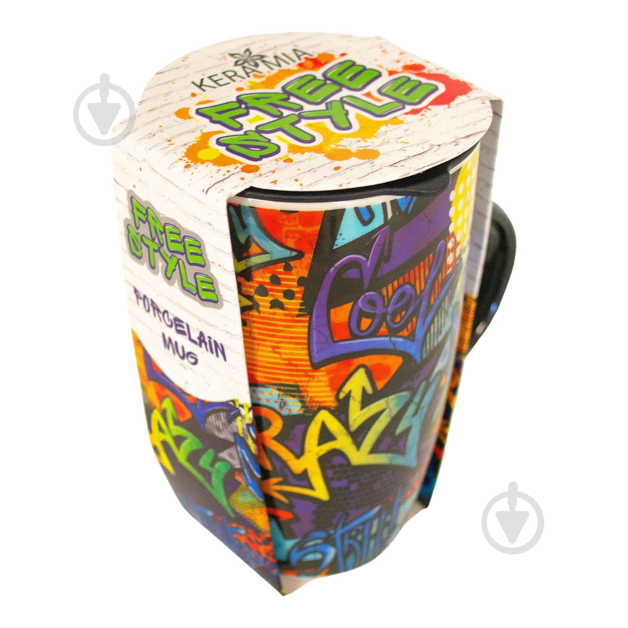 Чашка с крышкой Keramia Freestyle 420 мл 21-279-119 - фото 2