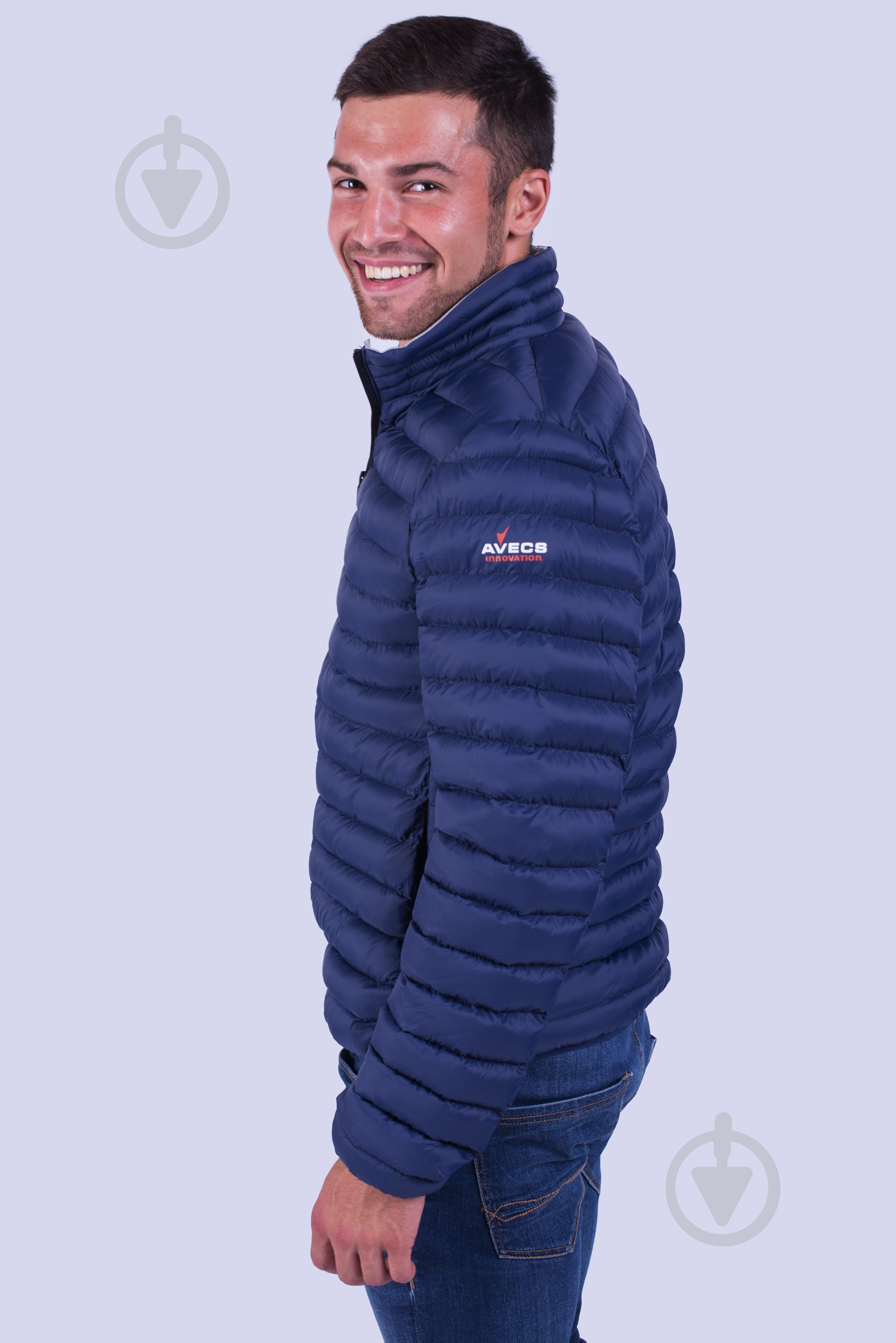 Куртка мужская демисезонная Avecs AV-50103/3 р.M темно-синяя - фото 6