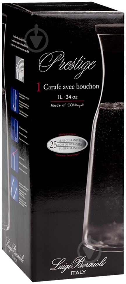 Графин Luigi Bormioli Prestige 1 л 11234/01 - фото 3