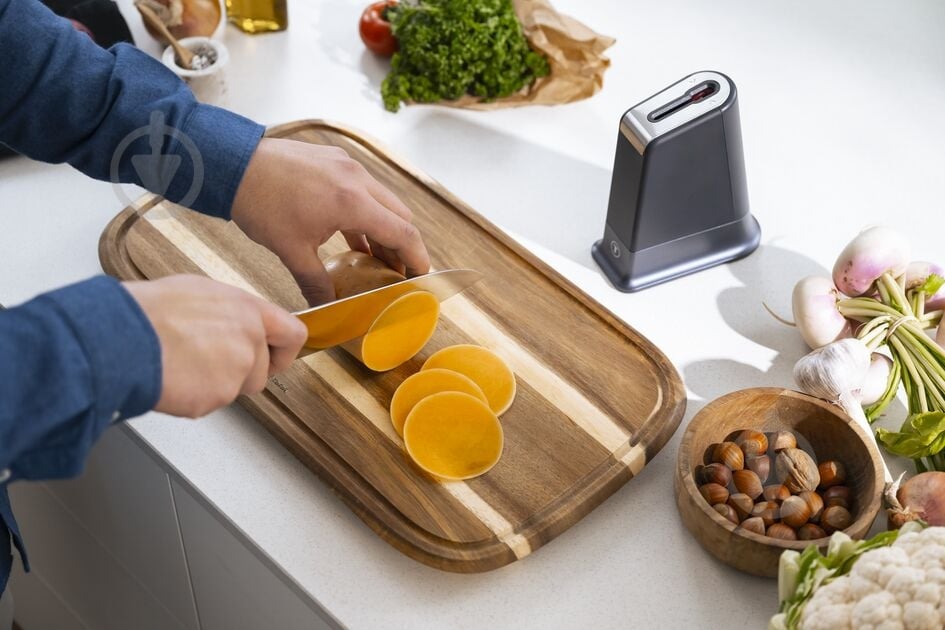 Ніж Tefal EverSharp 16,5 см + блок з вбудованою системою заточування K297S244 - фото 18 Ніж Tefal EverSharp 16,5 см + блок з вбудованою системою заточування K297S244 - фото 18