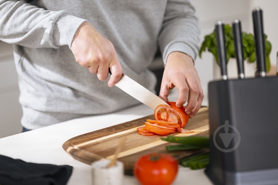 Набір ножів Tefal EverSharp 5 предметів + блок з вбудованою системою заточування K297S644 - фото 17