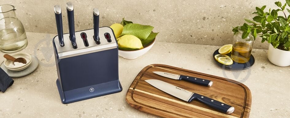 Набір ножів Tefal EverSharp 5 предметів + блок з вбудованою системою заточування K297S644 - фото 14