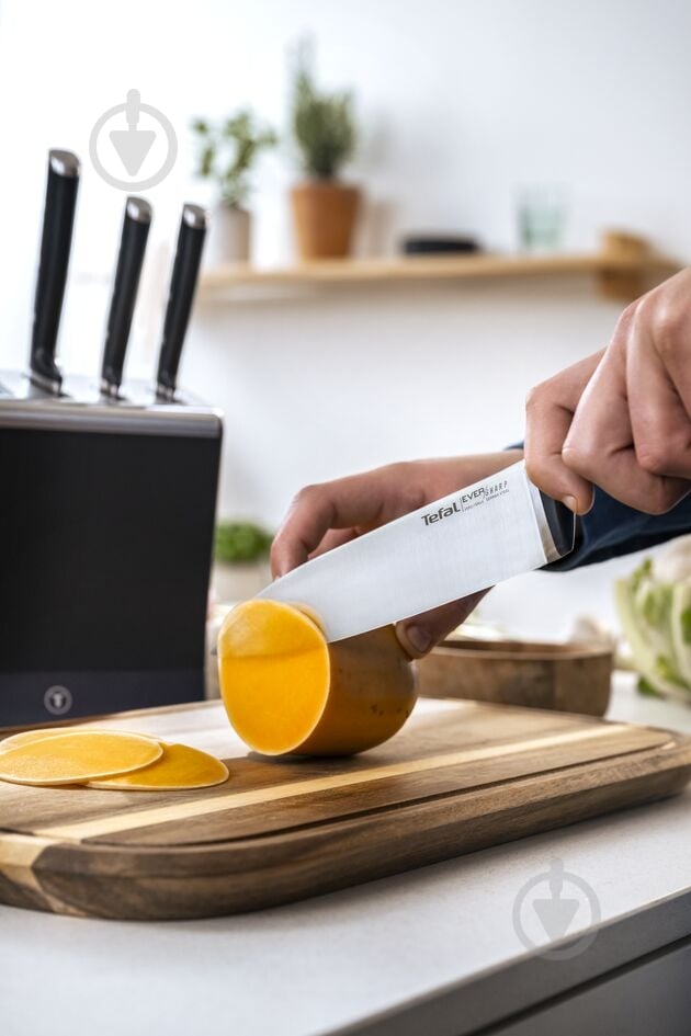 Набір ножів Tefal EverSharp 5 предметів + блок з вбудованою системою заточування K297S644 - фото 15