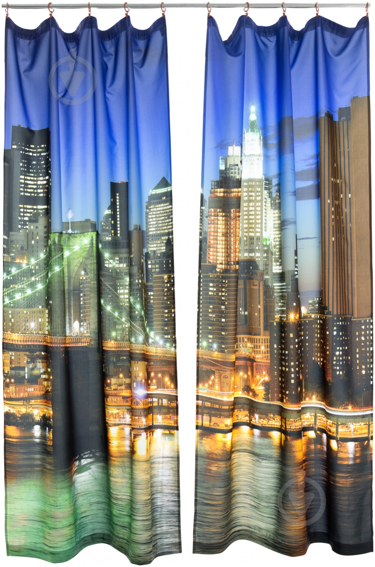 Фотоштора  Бруклинский мост 142x270 см 2 шт. Walldeco - фото 1