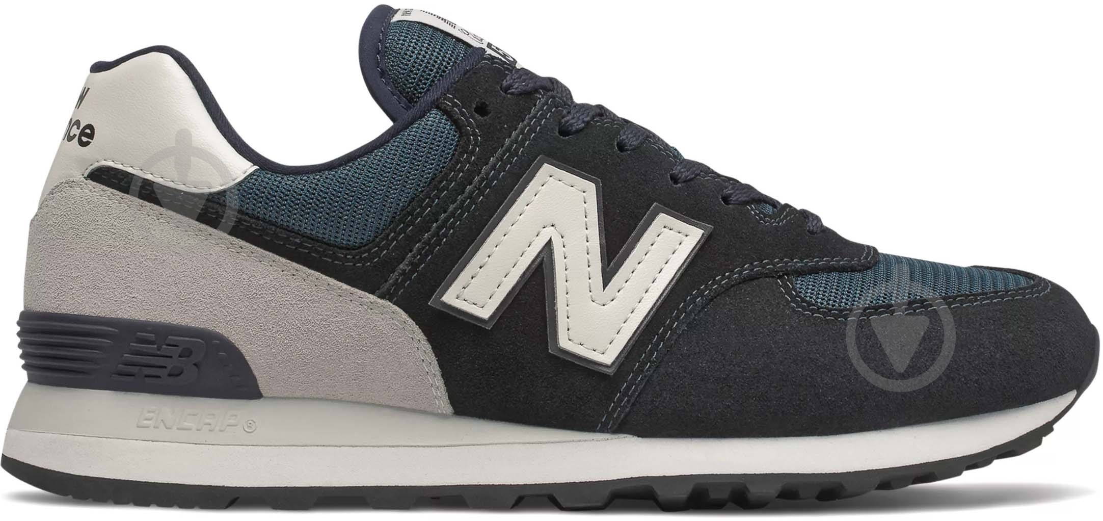 Кроссовки мужские New Balance ML574BD2 р.41,5 синие - фото 1