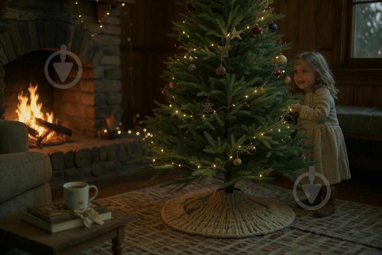 Штучна ялинка Волинська 2,1 м світло-зелений - фото 3