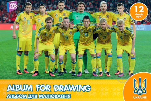 Альбом для рисования 12 лист. на скобе Cool For School - фото 1