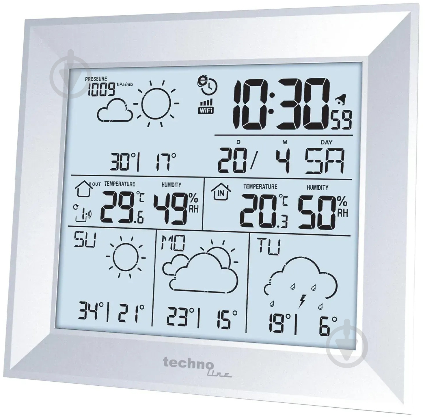 Метеостанция Technoline DirektWetter WD2000 Silver - фото 1