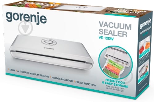 Вакууматор Gorenje VS 120 W - фото 6 Вакууматор Gorenje VS 120 W - фото 6