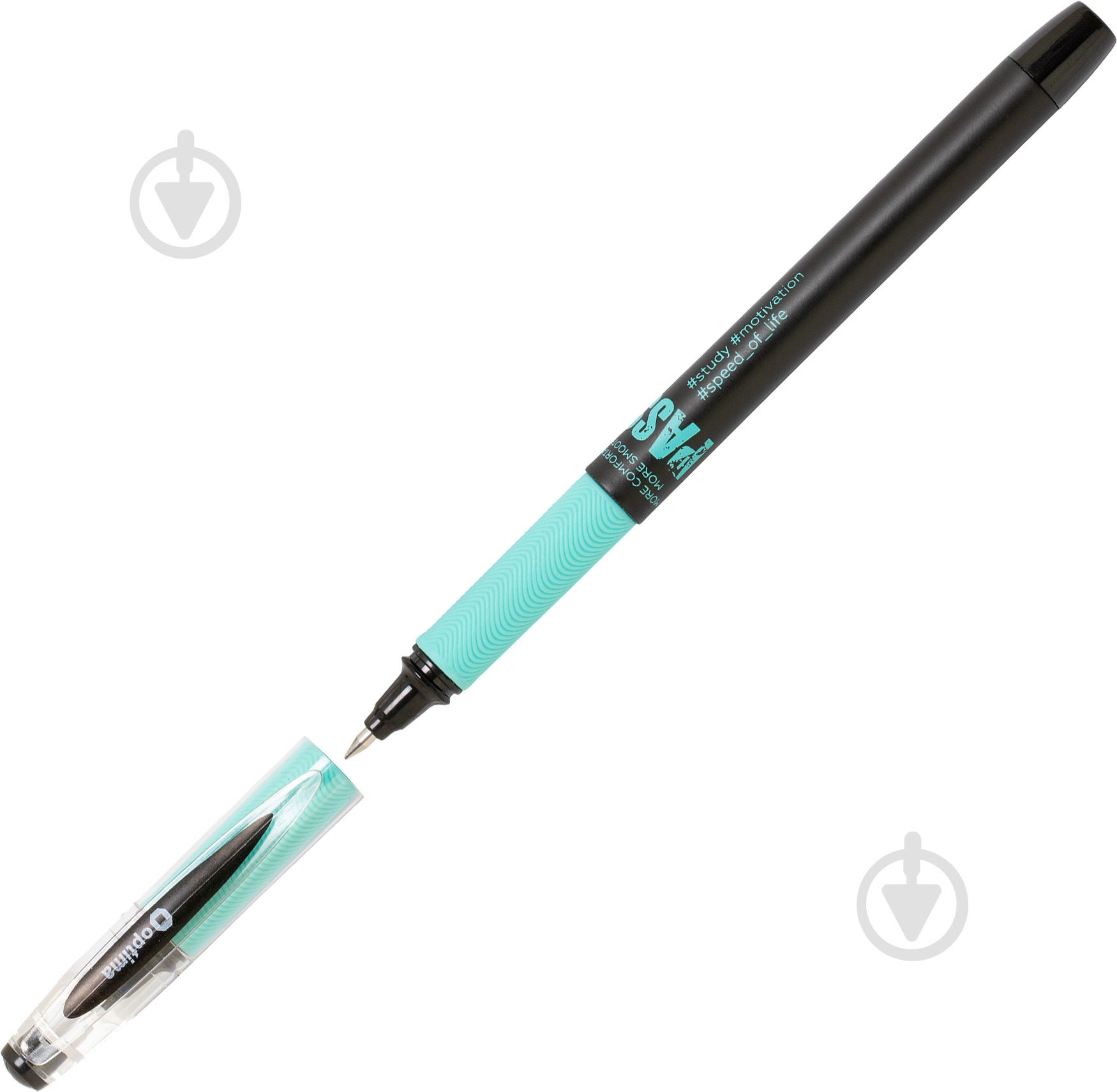 Ручка Optima STUDY гелевая 0,5 мм, пишет синим - фото 2