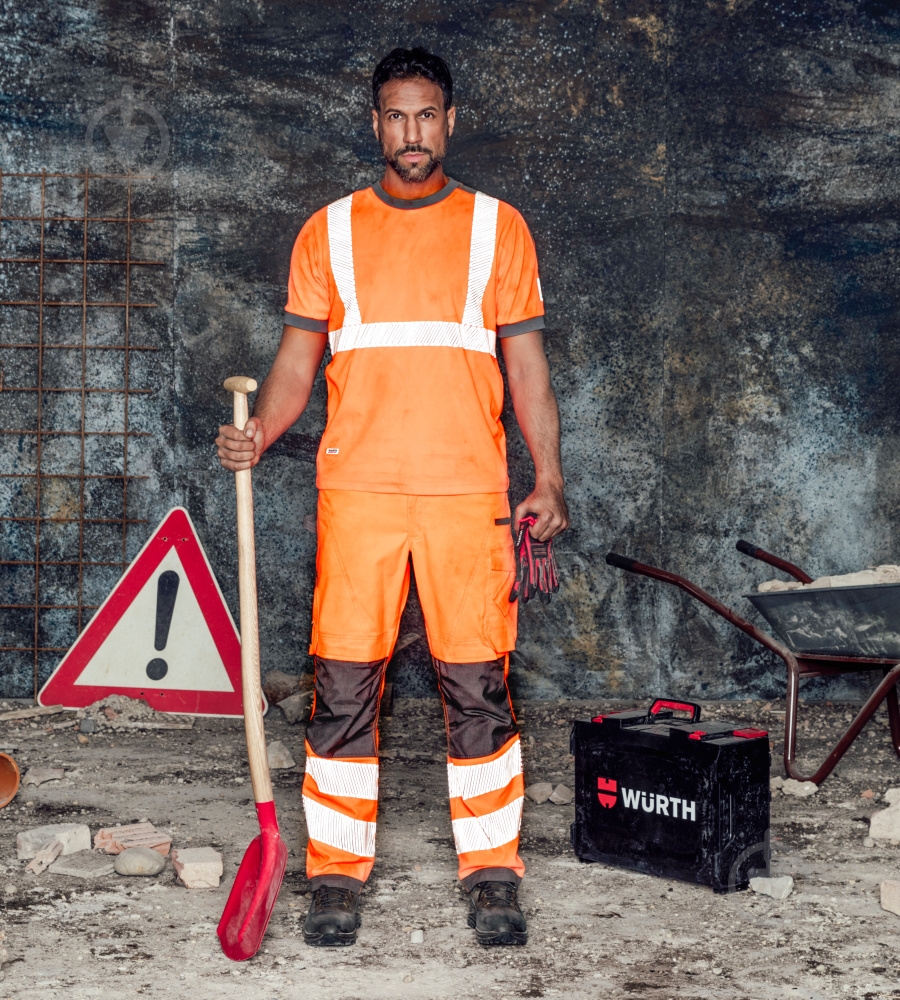 Брюки рабочие WURTH MODYF NEON р. XL рост универсальный M410079429 оранжевый - фото 3 Брюки рабочие WURTH MODYF NEON р. XL рост универсальный M410079429 оранжевый - фото 3