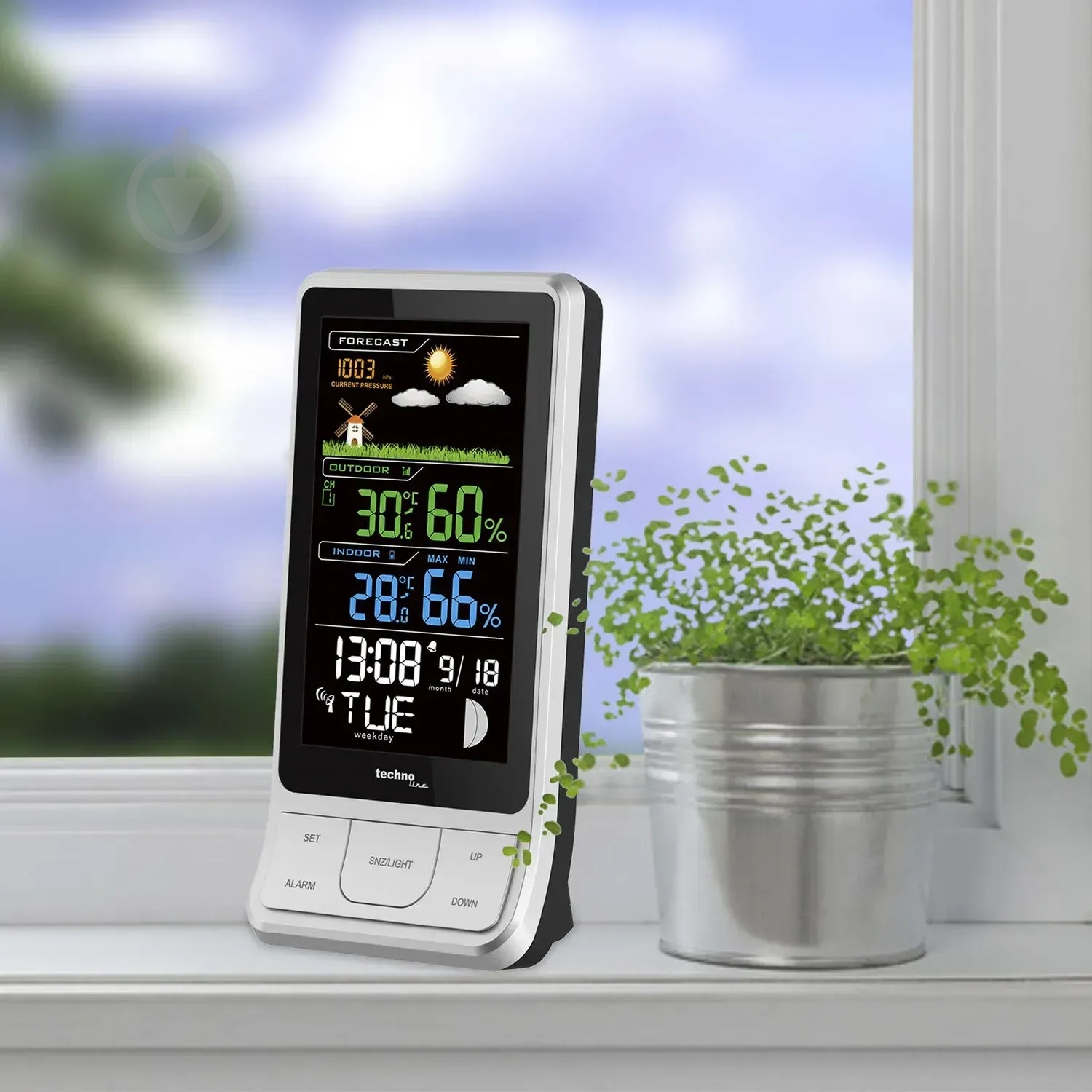 Метеостанция Technoline WS6441 Black/Silver - фото 7