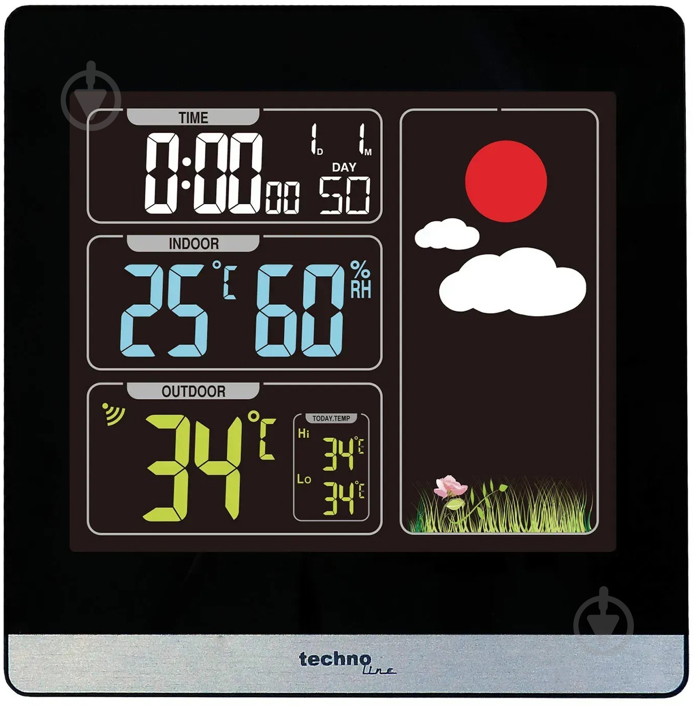 Метеостанция Technoline WS6448 Black - фото 4