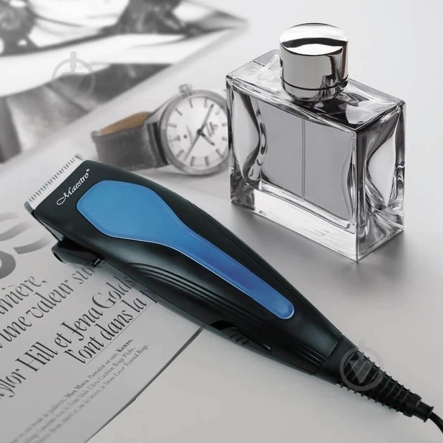 Машинка для стрижки волос Maestro MR-651C Blue - фото 3