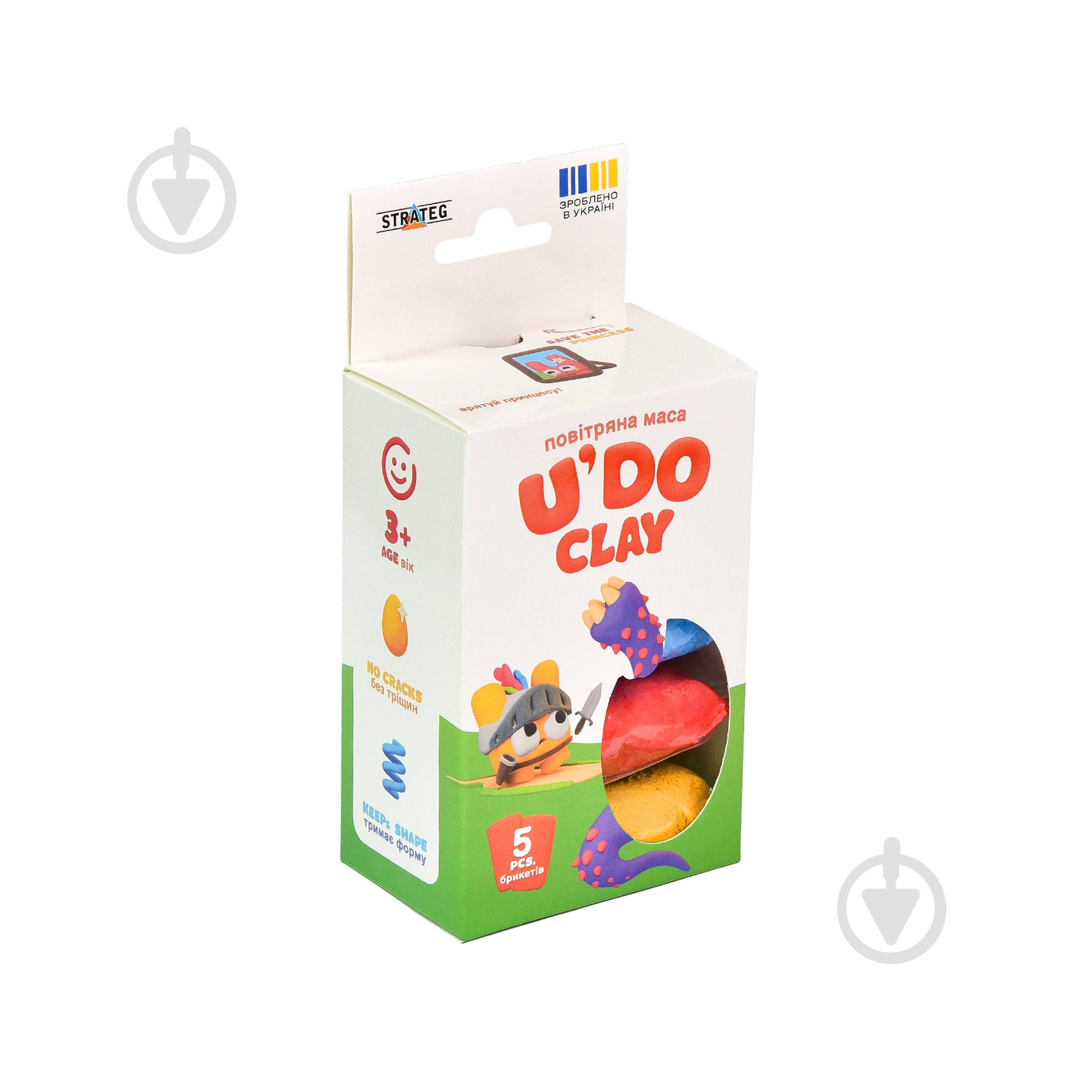 Масса для лепки Strateg U'DO Clay 5 шт. 30843 - фото 4 Масса для лепки Strateg U'DO Clay 5 шт. 30843 - фото 4