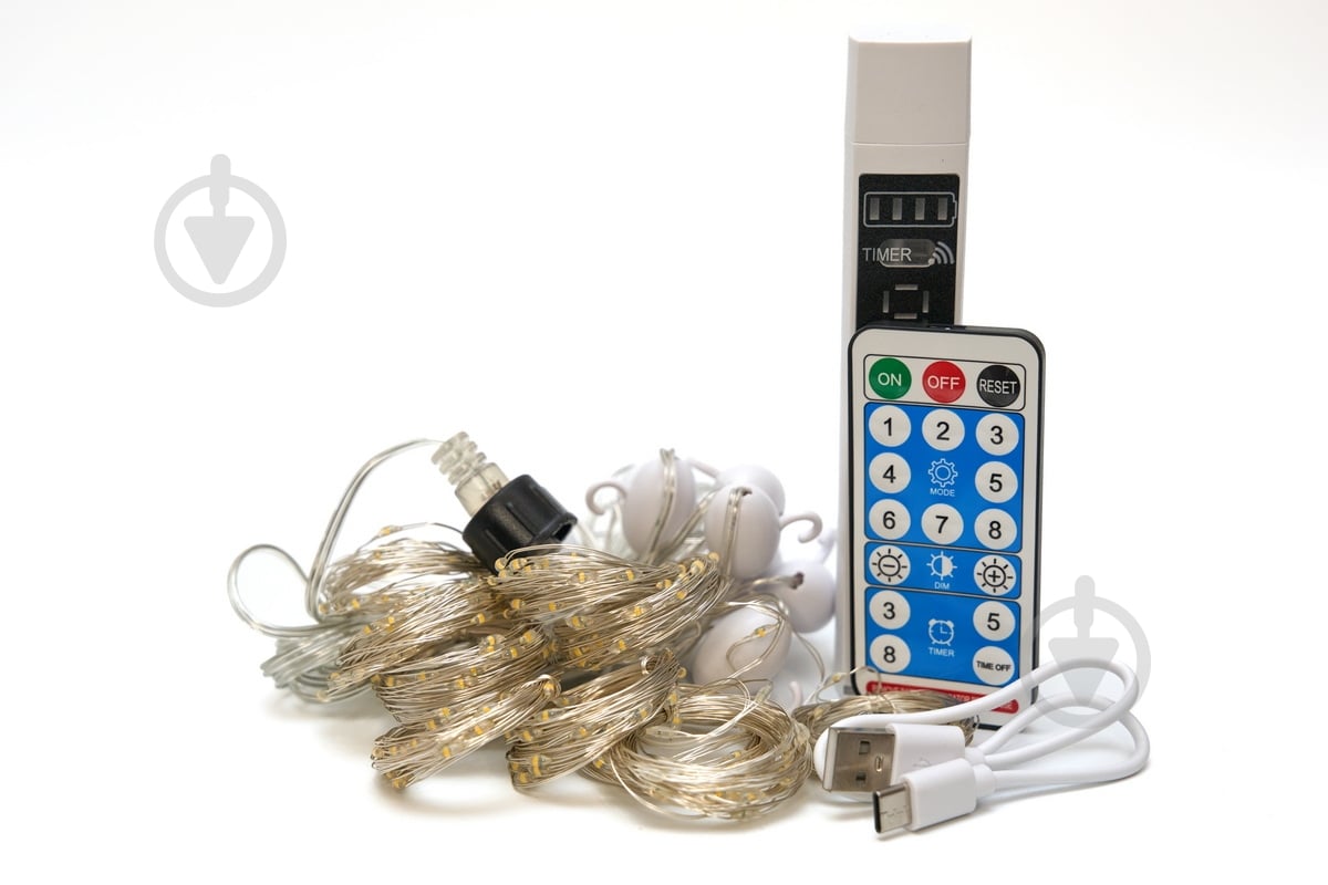 Электрогирлянда светодиодная Девилон Занавес светодиодная (LED) 300 ламп (720971) - фото 2 Электрогирлянда светодиодная Девилон Занавес светодиодная (LED) 300 ламп (720971) - фото 2