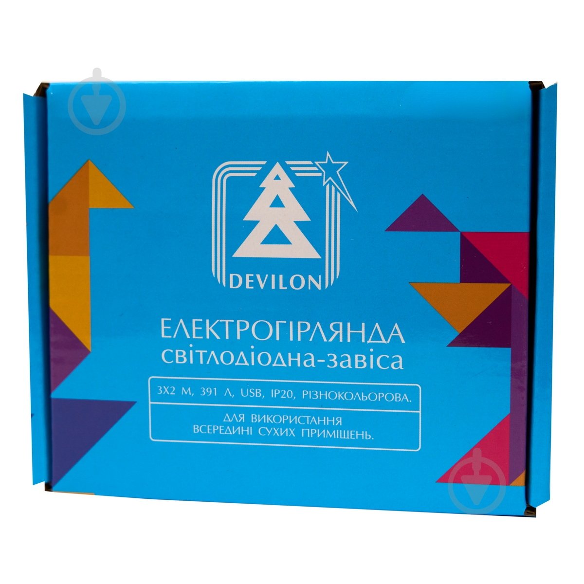 Электрогирлянда светодиодная Девилон Занавес светодиодная (LED) 300 ламп (720971) - фото 5 Электрогирлянда светодиодная Девилон Занавес светодиодная (LED) 300 ламп (720971) - фото 5