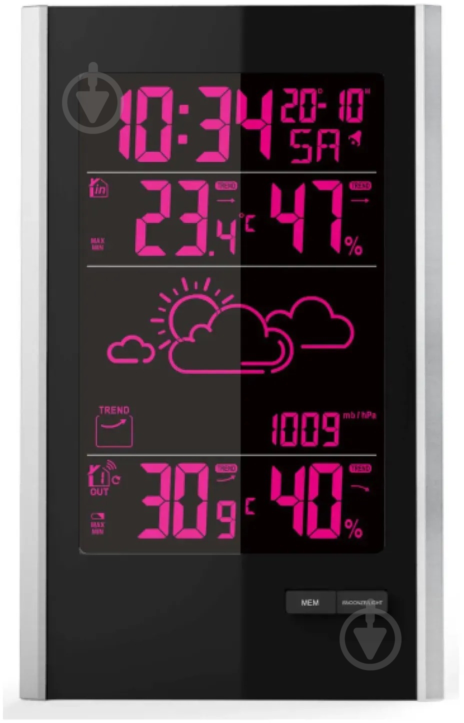 Метеостанция Technoline WS9060 Black/Silver - фото 5