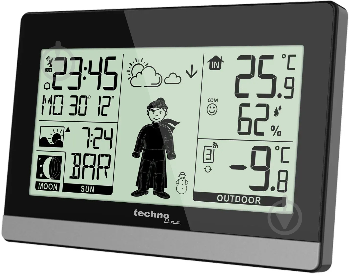 Метеостанция Technoline WS9612 Black - фото 3