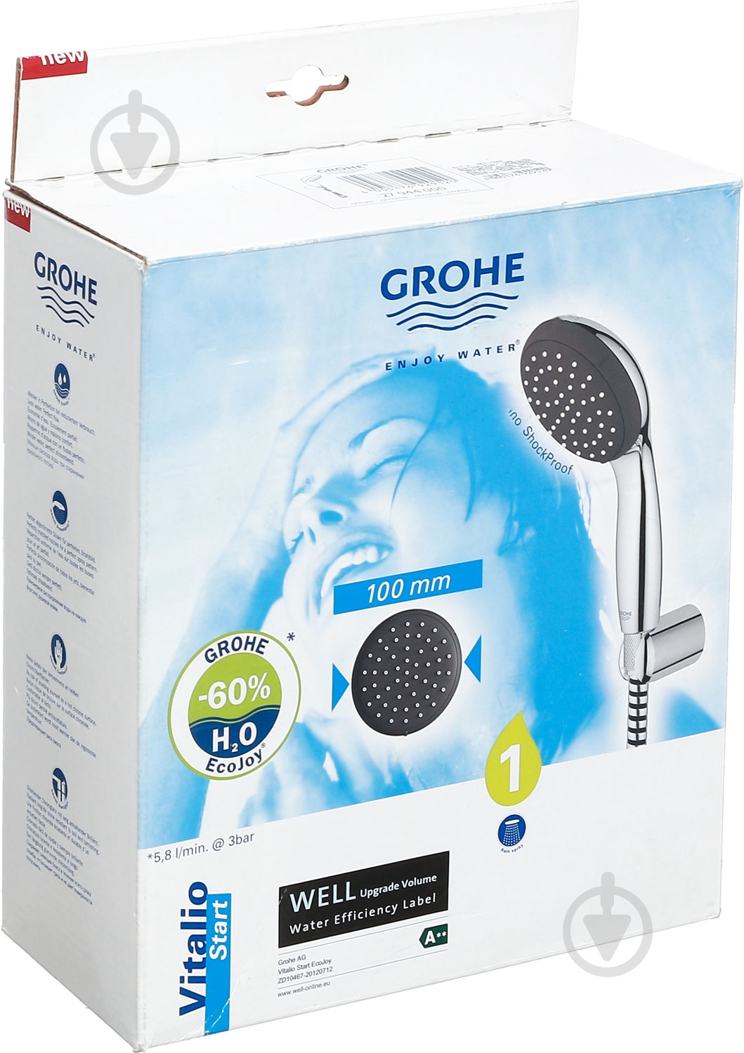 Душовий набір Grohe Vitalio Start 100 27944000 - фото 4 Душовий набір Grohe Vitalio Start 100 27944000 - фото 4
