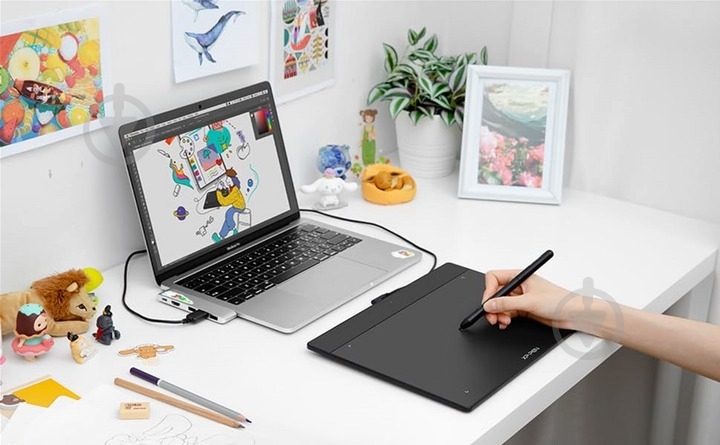 Планшет графический XP-Pen Deco Fun S Red Deco Fun S_R red - фото 4 Планшет графический XP-Pen Deco Fun S Red Deco Fun S_R red - фото 4