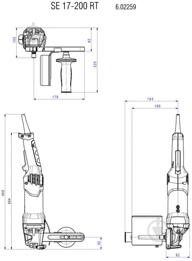 Полировальная машина Metabo SE 17-200 RT 602259000 - фото 4