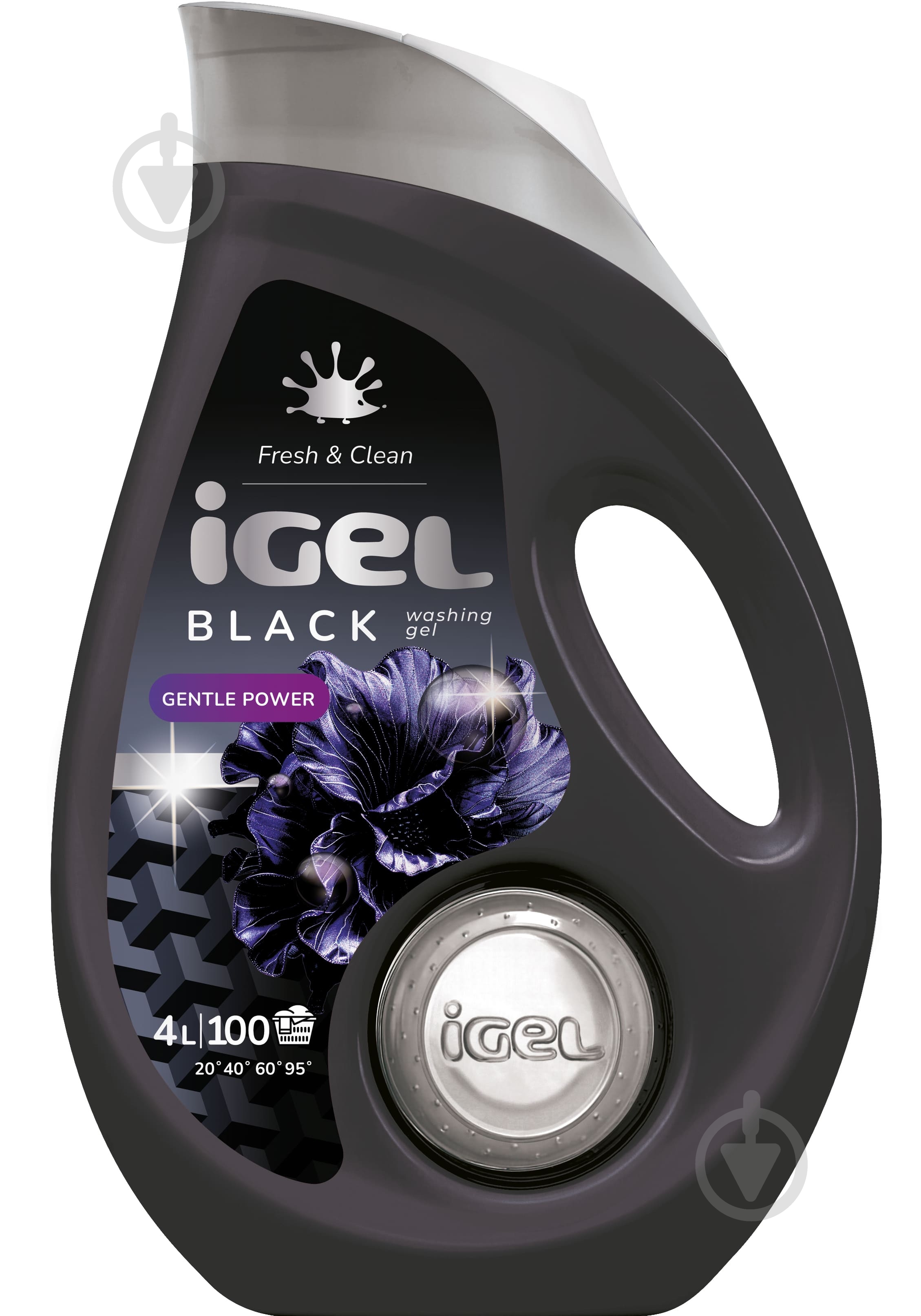 Гель для машинной и ручной стирки iGel Black 4 л - фото 1