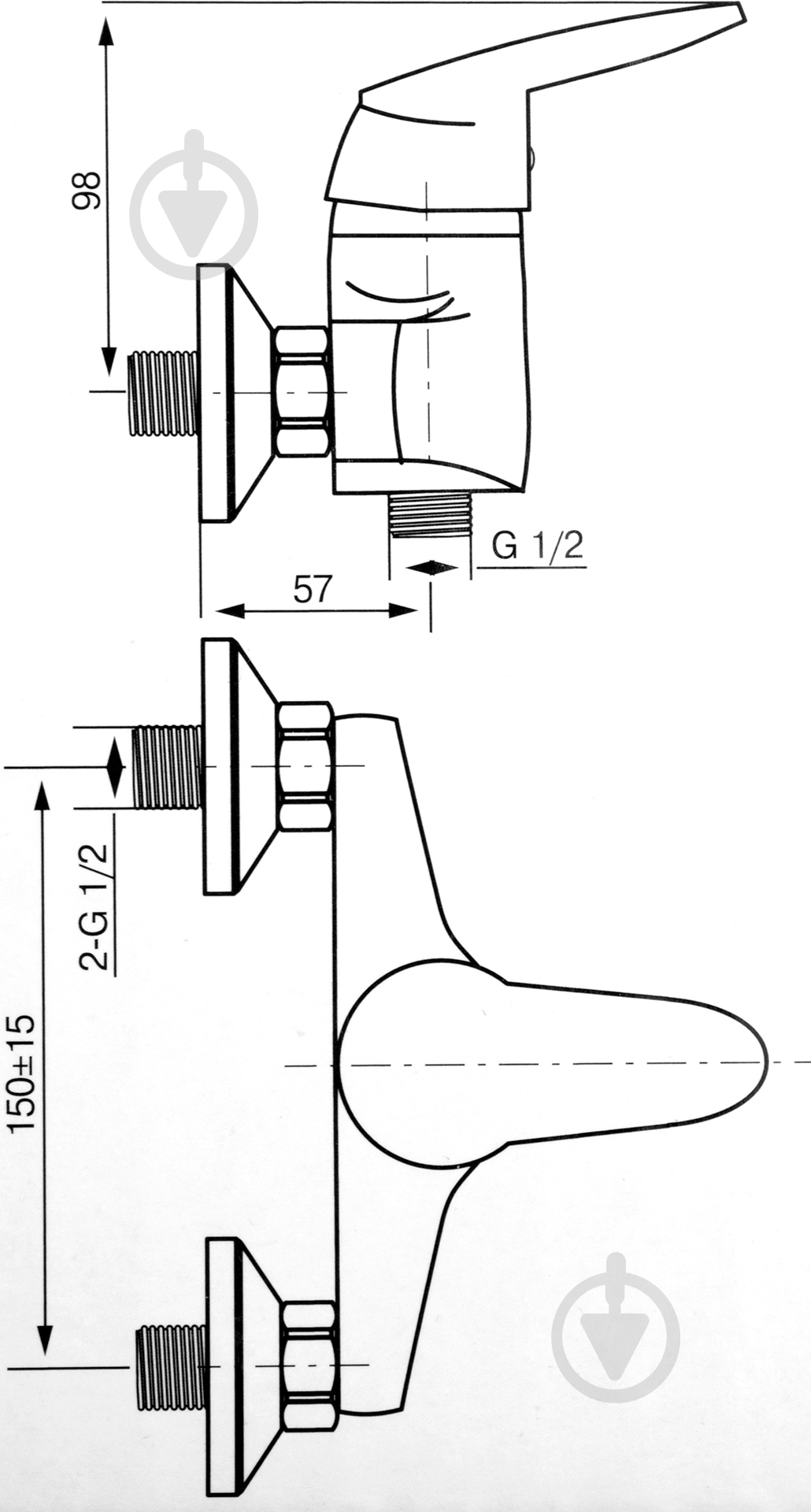 Смеситель для душа Koller Pool Integro NT 0400 - фото 4 Смеситель для душа Koller Pool Integro NT 0400 - фото 4
