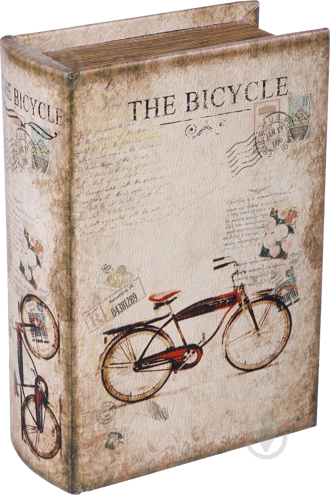 Шкатулка-книга The Bicycle 14х6,2х20 см - фото 2