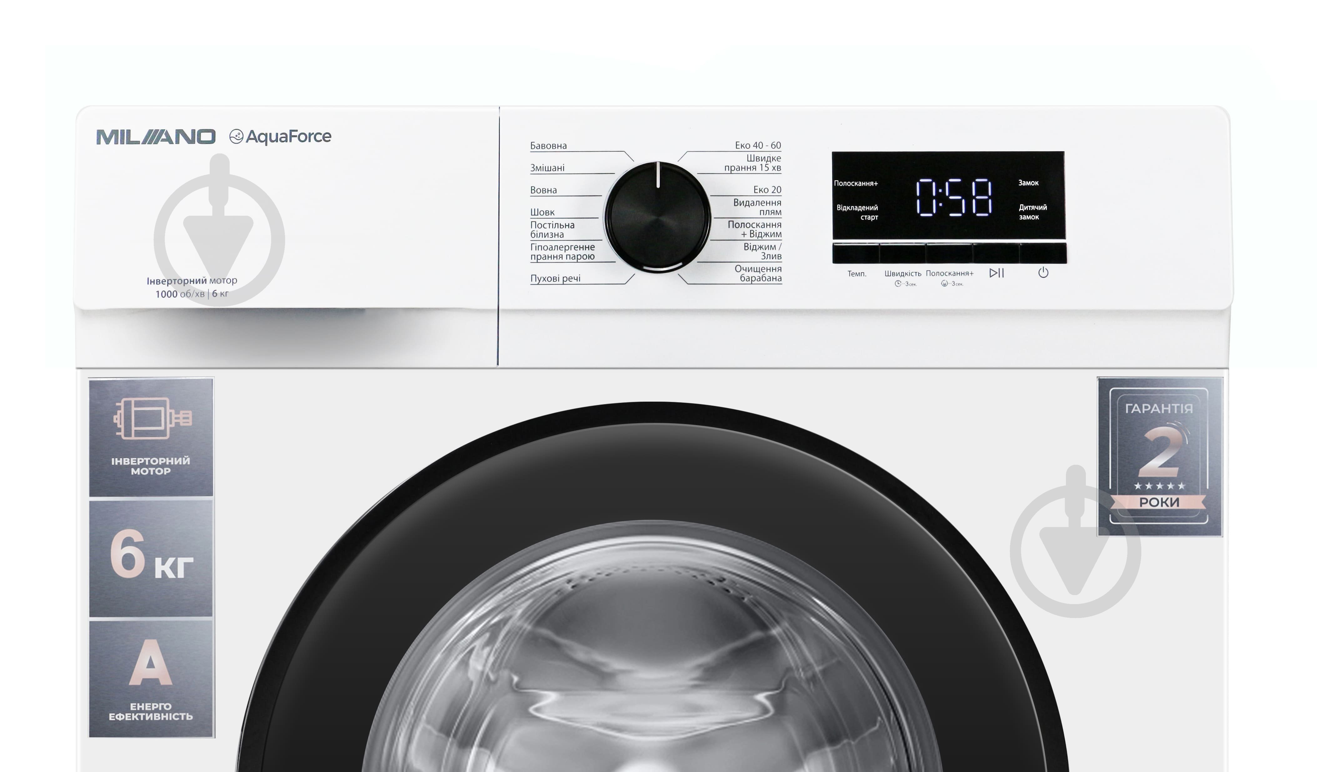 Стиральная машина Milano IDSW-601 - фото 2