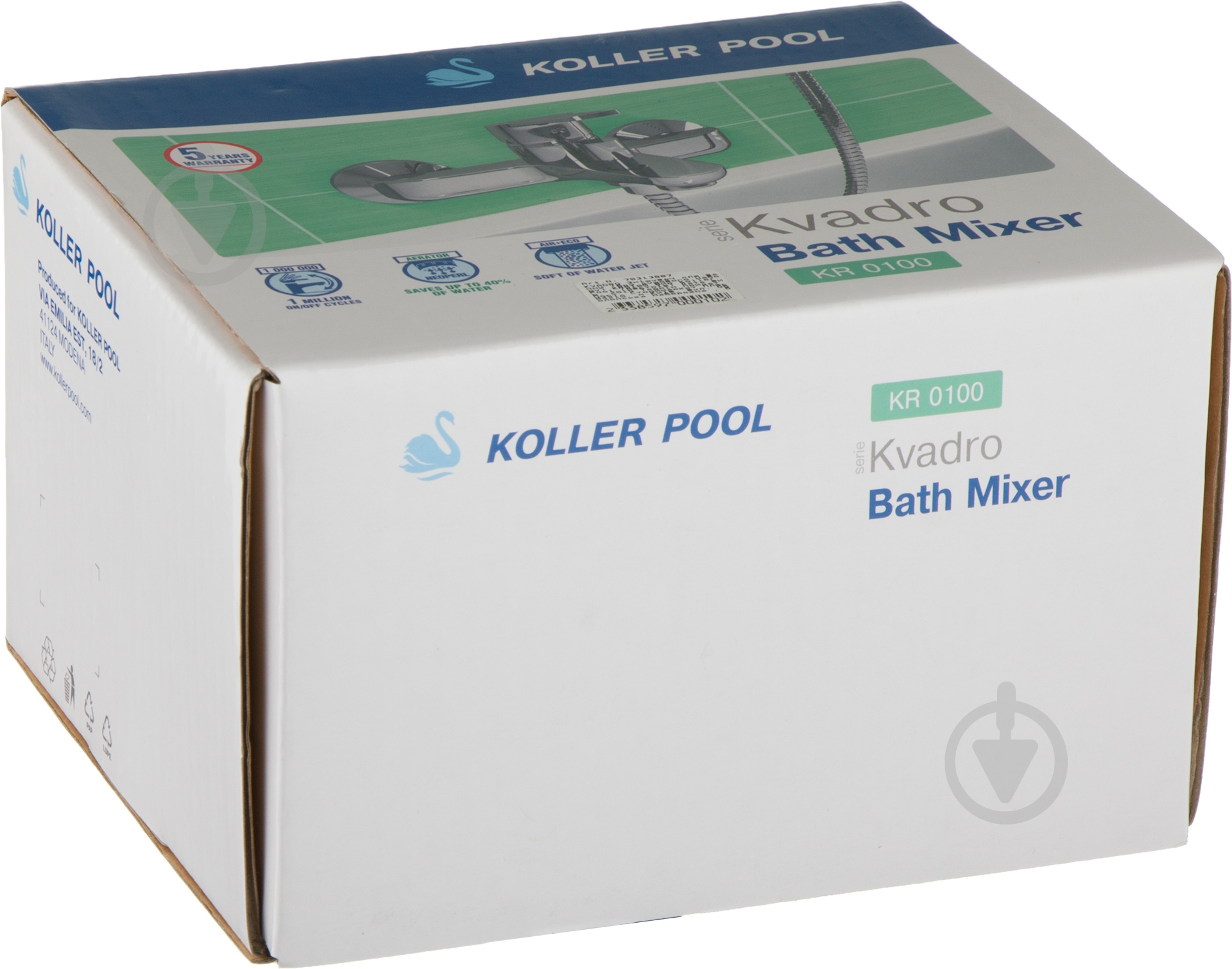 Смеситель для ванны Koller Pool Kvadro KR0100 - фото 3