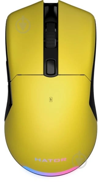 Мышь Hator Pulsar 2 Pro Wireless yellow (HTM-532) - фото 1