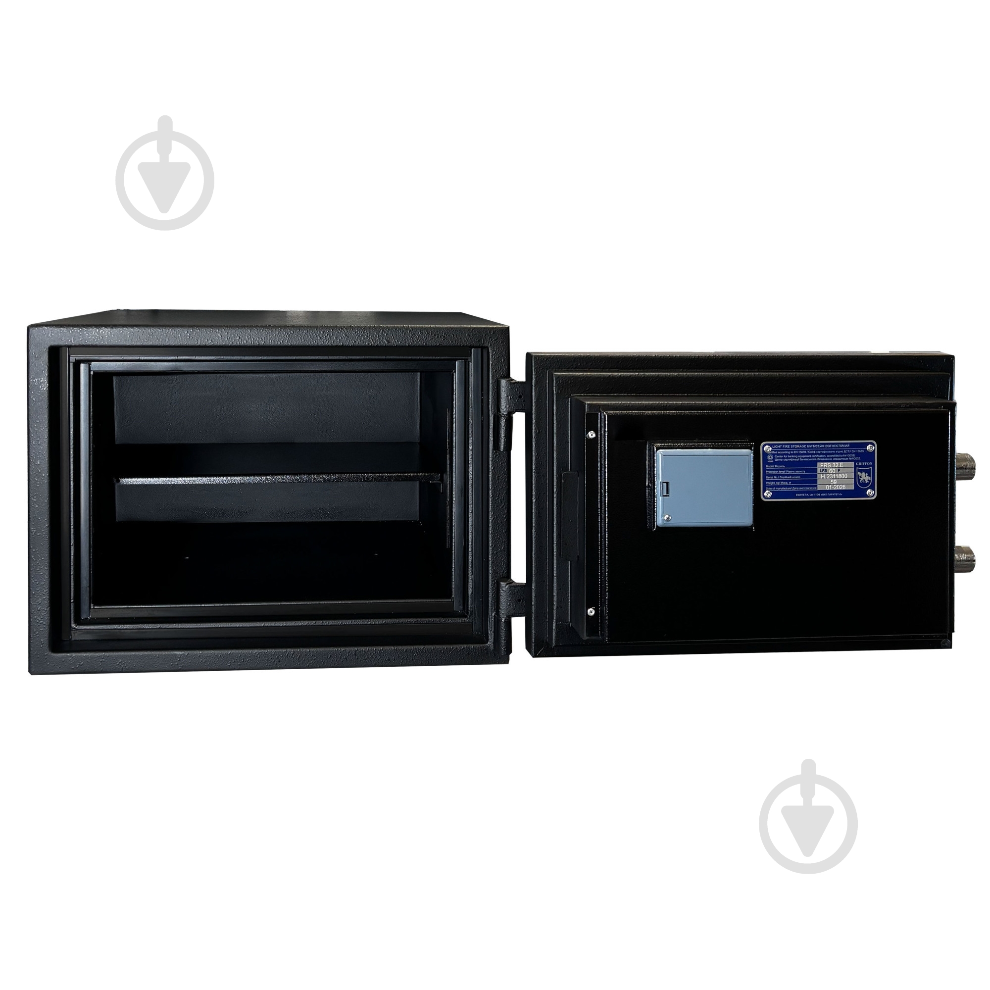 Сейф огнестойкий Griffon FRS.32.E Black - фото 7