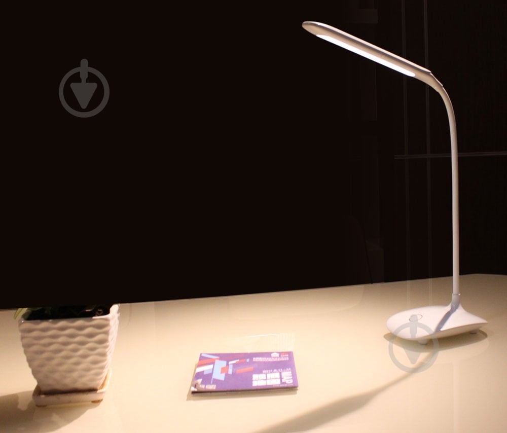 Настільна лампа офісна ColorWay Flexible з акумулятором LED 3 Вт білий CW-DL07FB-W - фото 5 Настільна лампа офісна ColorWay Flexible з акумулятором LED 3 Вт білий CW-DL07FB-W - фото 5