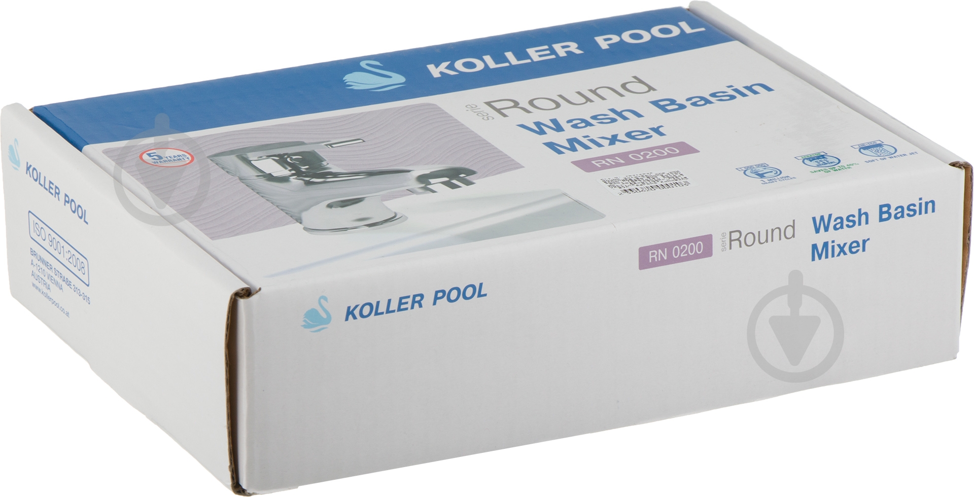 Смеситель для умывальника Koller Pool Round RN0200 - фото 3