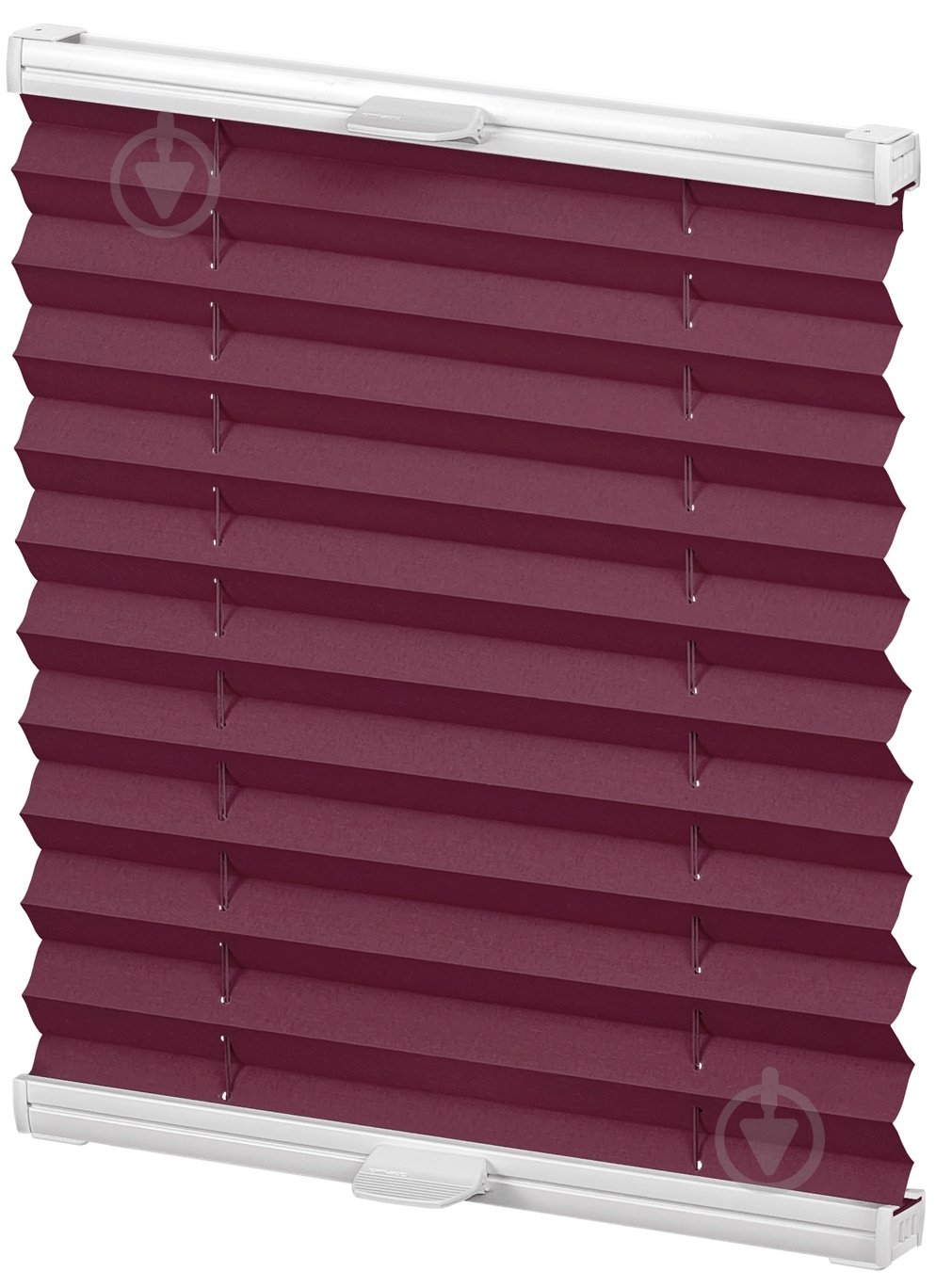 Штора-плісе Rollotex тканина DUO ECORO 105х135 см Бордовий - фото 1