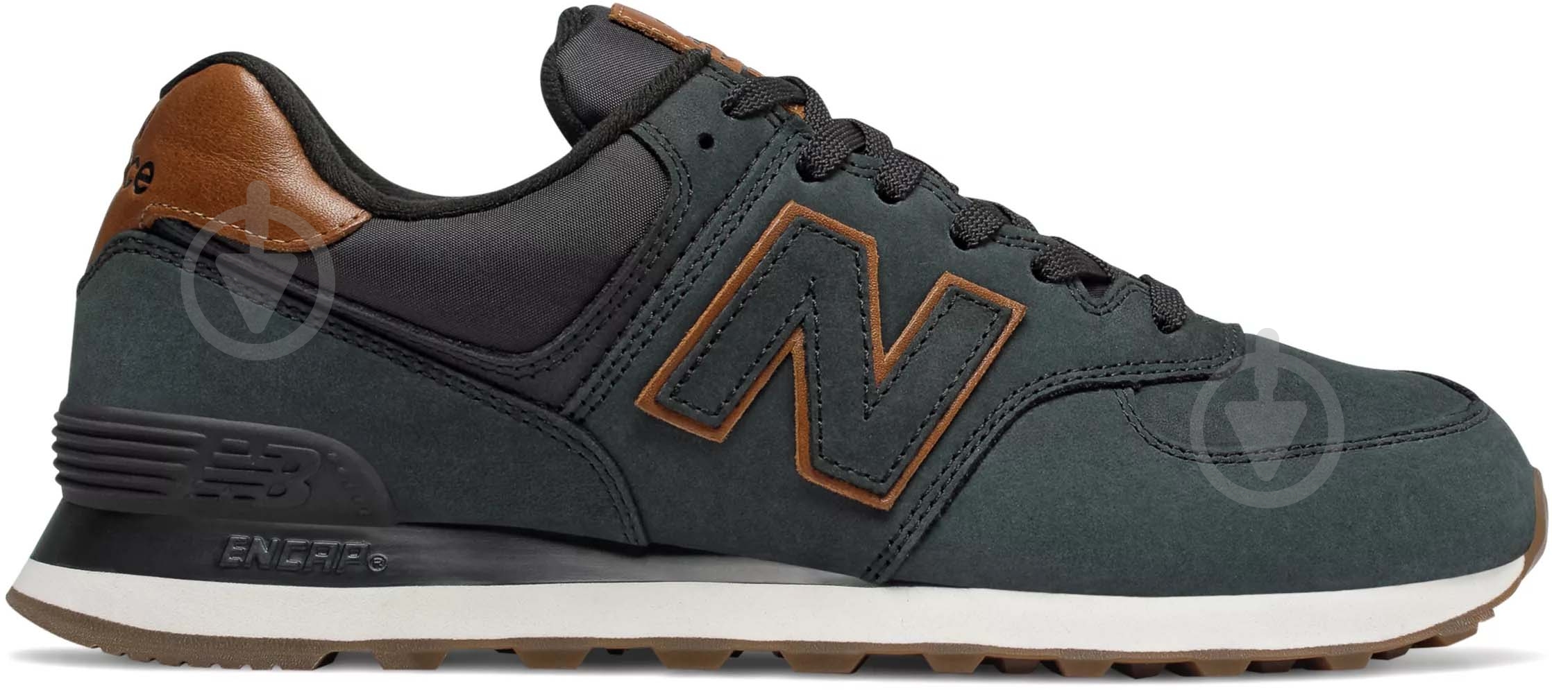 Кроссовки мужские New Balance ML574NBI р.46,5 черные - фото 1